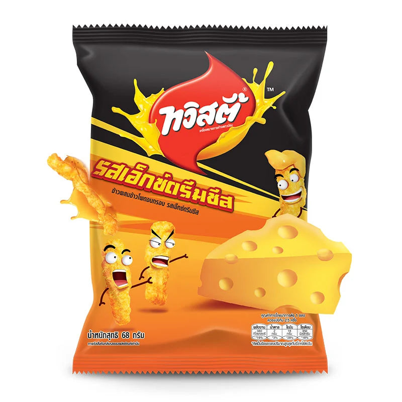 Twisties Extreme Cheese Flavored Rice & Corn Snack 68g x3