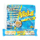 VOIZ Waffle Cookies Cream 19g, pack of 12, showing crispy waffle cookies filled with cream in a colorful box.
