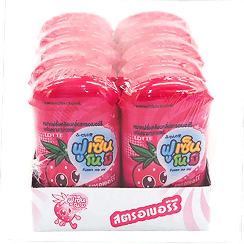Lotte Fusen No Mi Chewing Gum Strawberry Flavor 15g x10