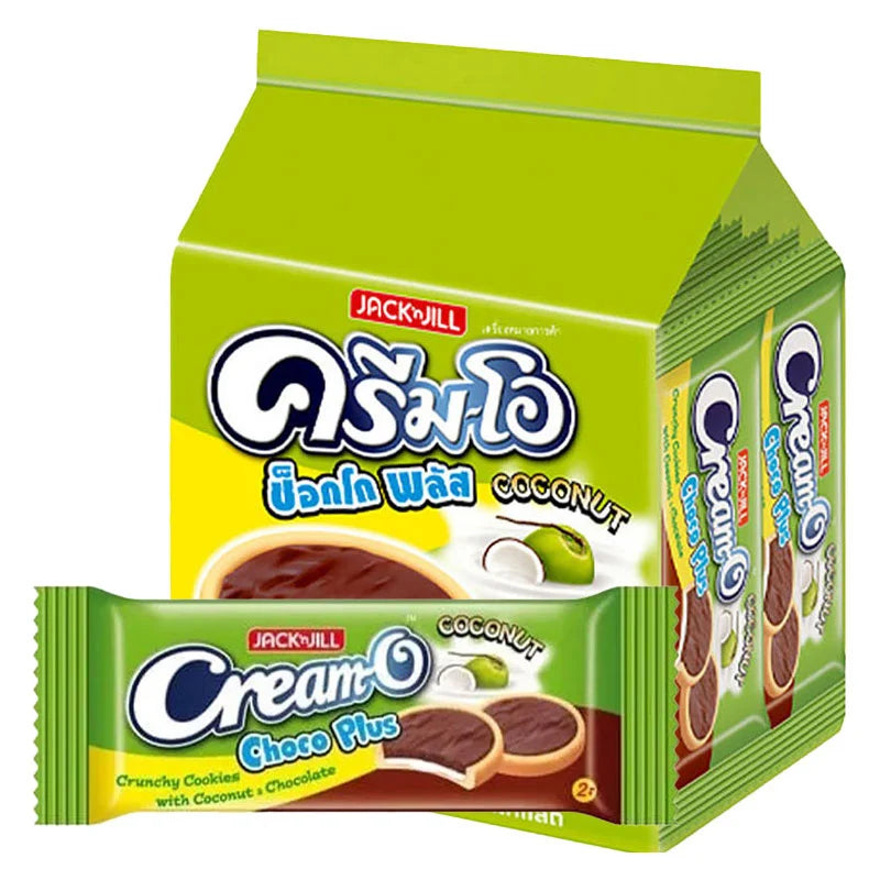 Cream-o Plus Caramel Cookies With Coconut And Chocolate 24 Pcs
