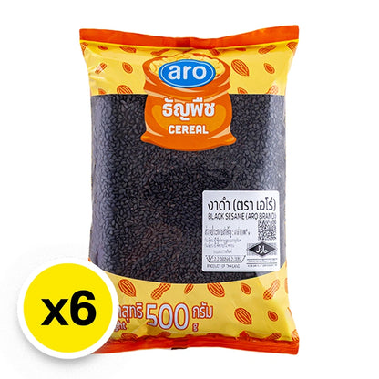 ARO Black Sesame 500g x6