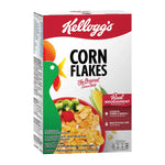 Kellogg's Corn Flake cereal box, 275g, featuring crispy corn flakes in a colorful Kellogg's packaging, ideal for breakfast.