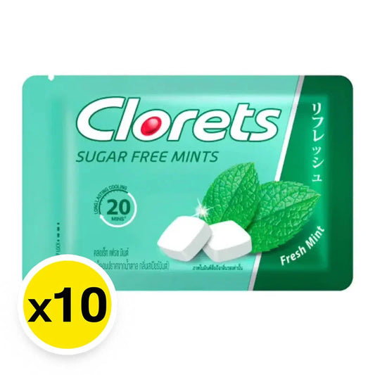 Clorets Candy Fresh Mint 15.4g x10