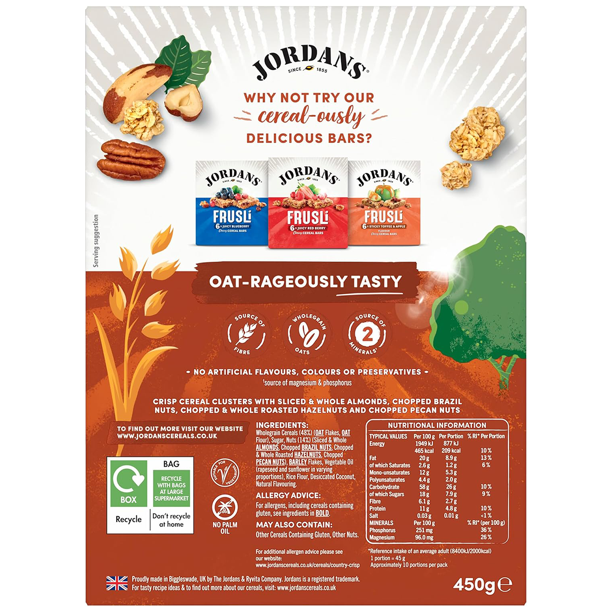 Jordans Country Crisp Chunky Nuts