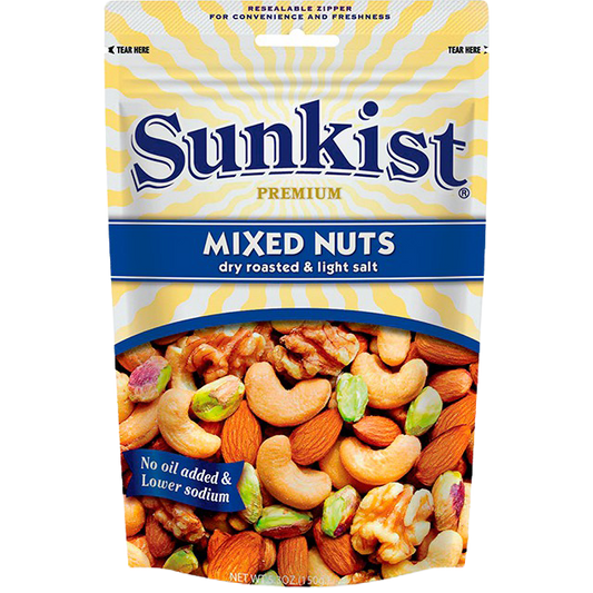 Sunkist Dry Roasted & Light Salt Mixed Nuts