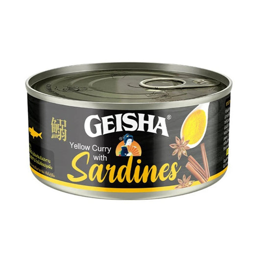 GEISHA Yellow Curry With Sardines . 1 Can 120g