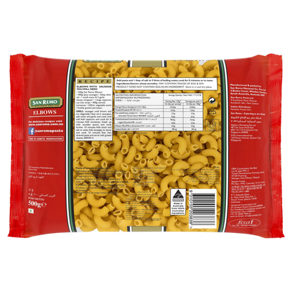 San Remo Elbows Macaroni