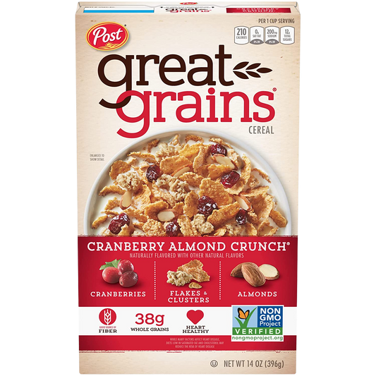 Post Great Grains Cranberry Almond Crunch Cereal