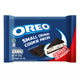 Small crushed Oreo cookie pieces in a 454g package, showing the dark cookie bits and creamy filling details.