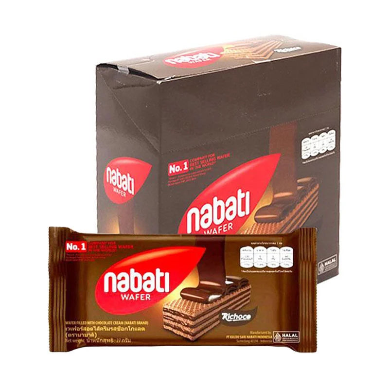 Nabati Wafer Chocolate 12 Pcs 27g