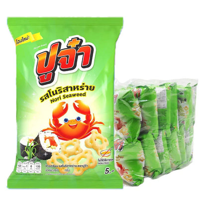 PU-JAA Snack Fried Cracker Nori Seaweed 15g x12