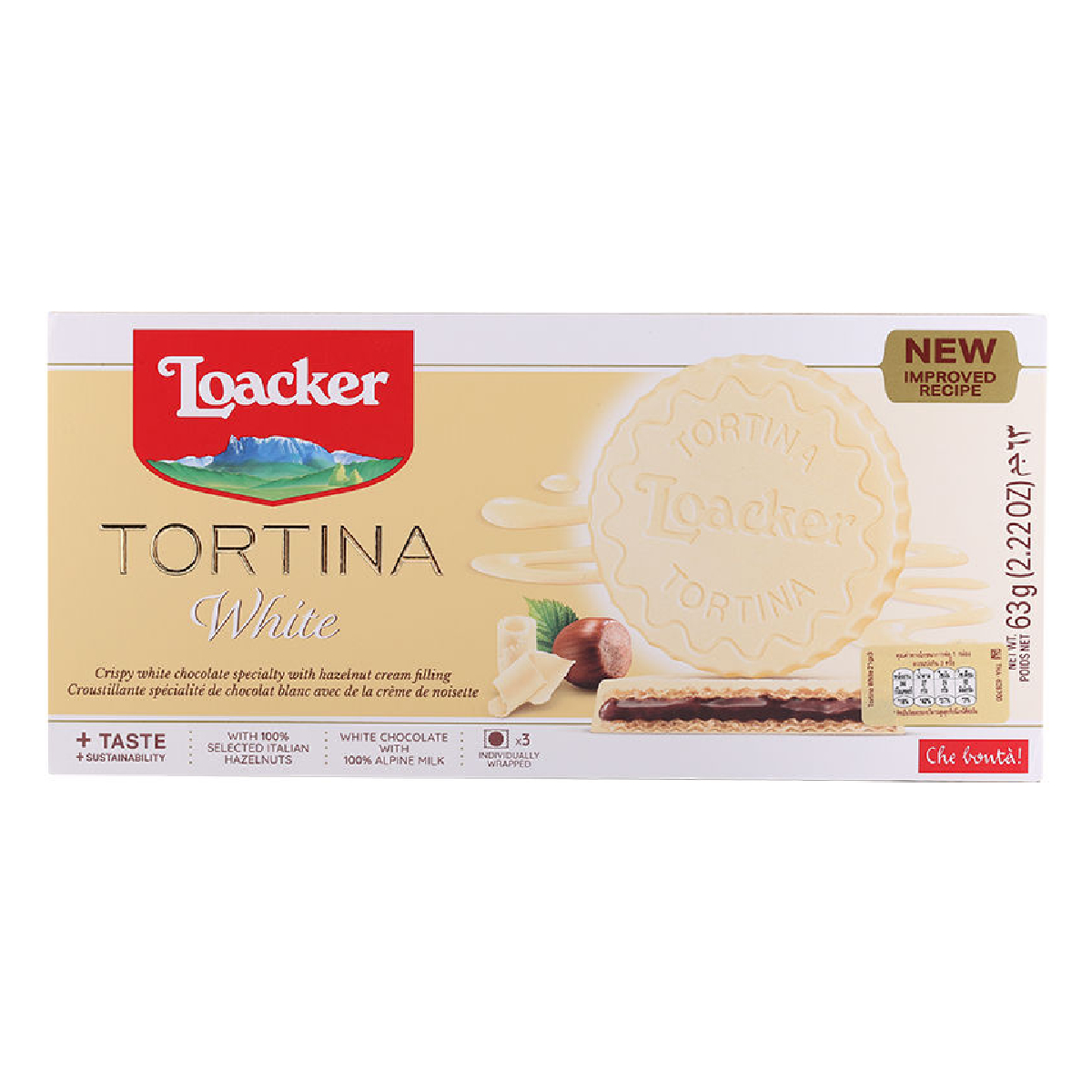 Loacker Tortina White