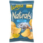 Lorenz Natural Salt-Pepper confectionery snacks in colorful packaging, showcasing the snack variety.