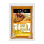 Jarome Biryani Rice Curry Paste 400g jar with label, showcasing the jar’s packaging for dry grocery Biryani spice mix.