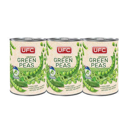 UFC Green Peas 15 Oz X 3