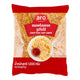 ARO Crisp Rice in leaf shape, 1 kg pack, showcasing golden rice crisps with a leaf design for healthy snacking.
