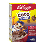 Kellogg’s Coco Chex cereal in a 330g package, dry grocery product with a colorful box featuring chocolate and cereal pieces.
