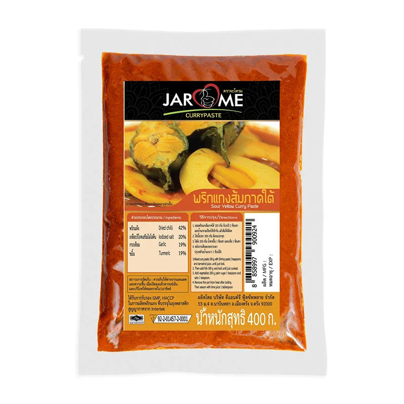 Jarome Sour Yellow Curry Paste 400g