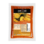 Jarome Sour Yellow Curry Paste in 400g jar, Thai-style dry grocery product with vibrant yellow color and textured paste surface.