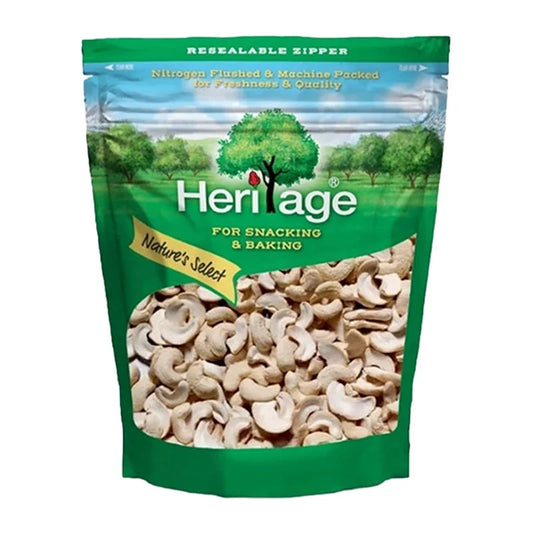 HERITAGE Toasted Split Cashew Nuts 500g