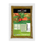 Jarome Green Curry Paste 400g jar, featuring vibrant green herbs and spices, used for making Thai-style green curry.