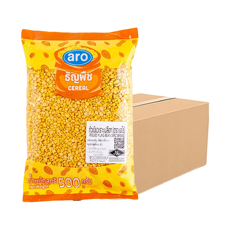 ARO Peeled Mung Bean 500g x6