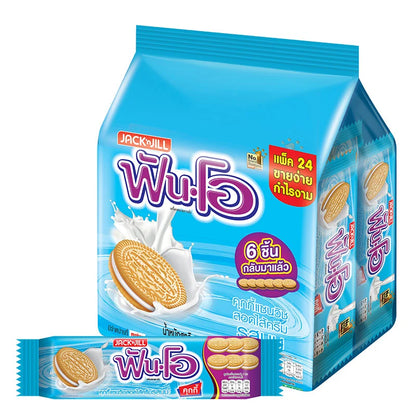 Fun-o Cookies Milk 24 Pcs 40.5g