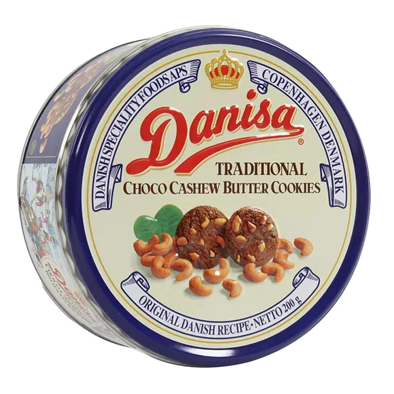 Danisa Traditional Choco Cashew Butter Cookies 200g
