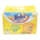 Malkist Cracker Cream 13g pack, 16 pieces, crisp cream-filled crackers in a colorful box.
