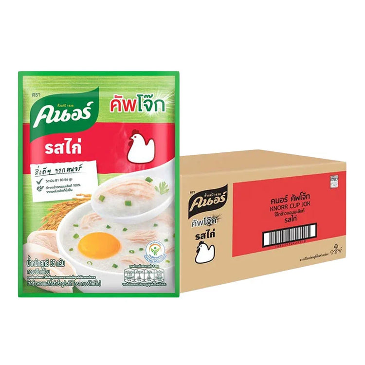 Knorr Jok Instant Porridge Chicken X 8 Packs 35g x12 pcs
