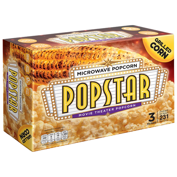 Popstar Microwave Grilled Corn Flavor
