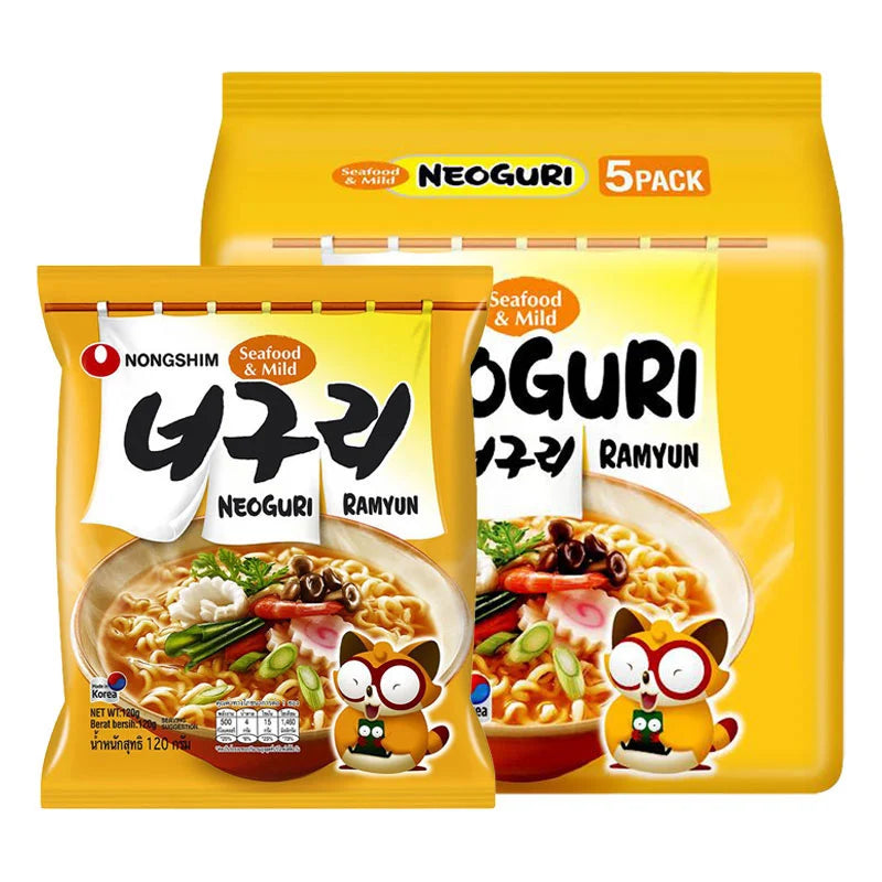 Nongshim Neoguri Mild Seafood 120g x5