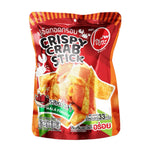 O-yua Crispy Crab Stick Mala Flavour snack, savory seafood confectionery with spicy mala seasoning, in a crispy snack form.