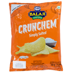 Balaji Wafers Simply Salted Potato Chips in a bag, crispy snack with salted flavor, perfect for confectionery snack lovers