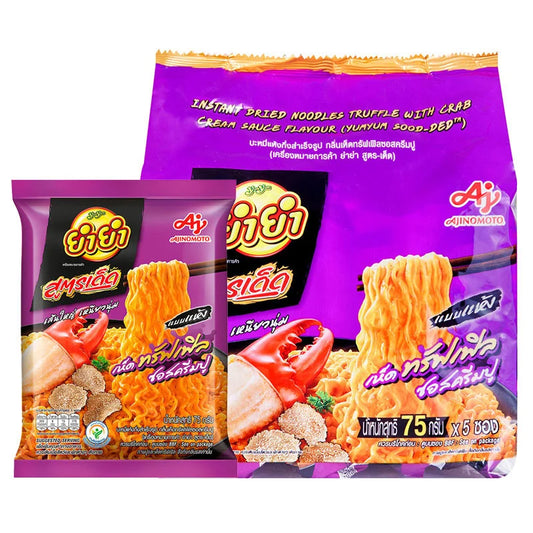 YUMYUM Instant Noodles Truffle With Crab Cream Sauce Flavour 75g