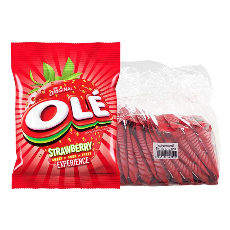 OLE Candy Strawberry Flavored 28g x12
