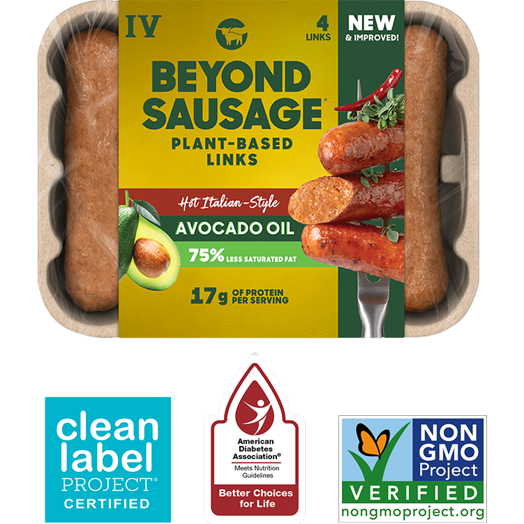 Beyond Meat Plant-Based Links Sausage Hot Italian Style