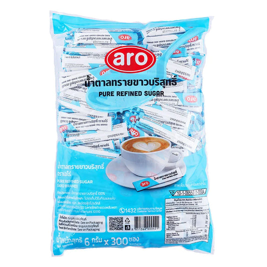 ARO Stick Pure Refined Sugar 300 Sachets 6g