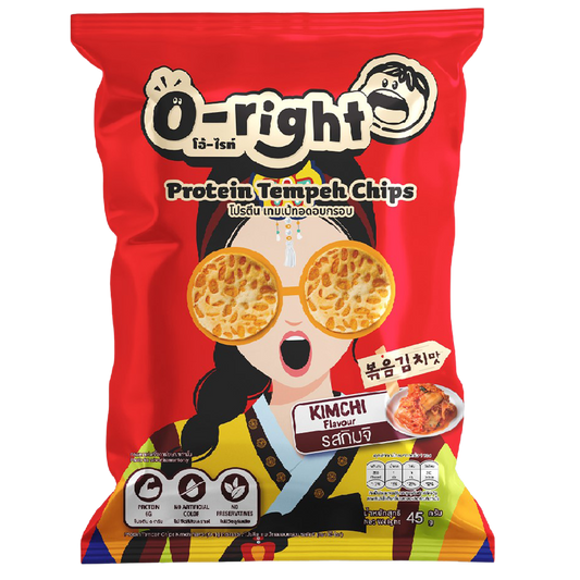 O-Right Protien Tempeh Chips Kimchi