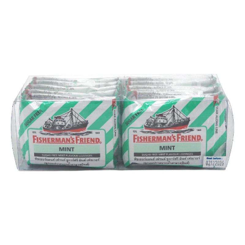 Fishermans Friend Sugar-Free Mint Lozenges x12
