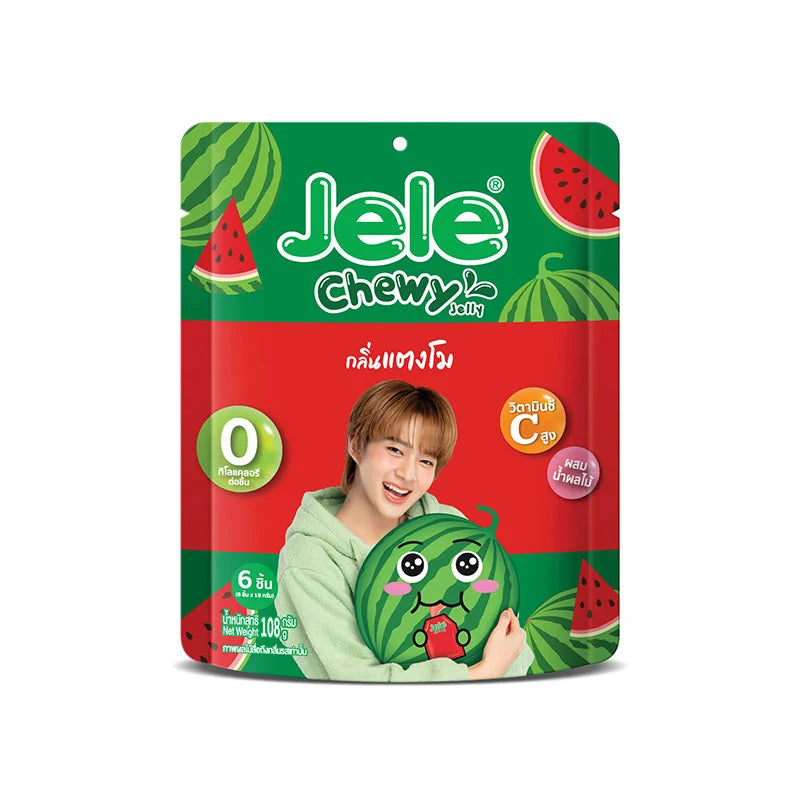 Jele Jelly Chewy Watermelon And Grape 1 108g x5
