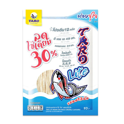 Taro Lite Fish Snack Original Flavoured 50g x6