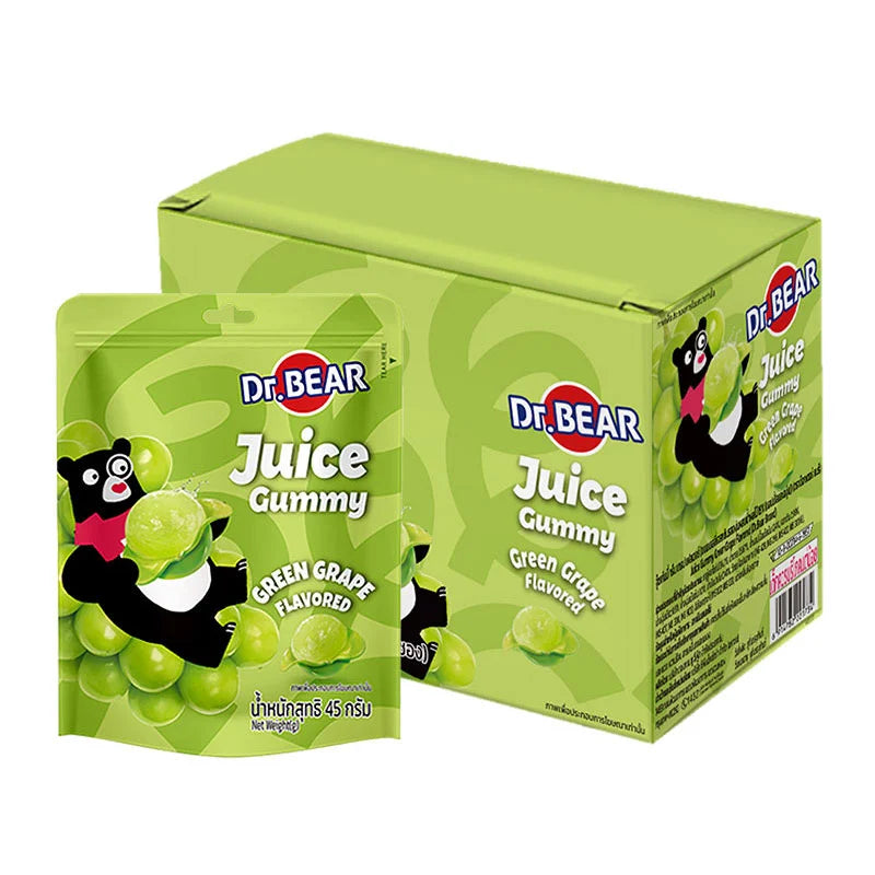 DR.BEAR Green Grapes Gummy 45g x10