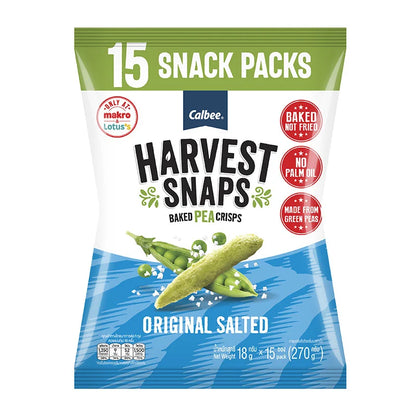 Calbee Harvest Snaps Plant Base Snack 18g x15