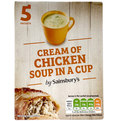 Sainsbury's Cream Of Chicken Soup In A Cup