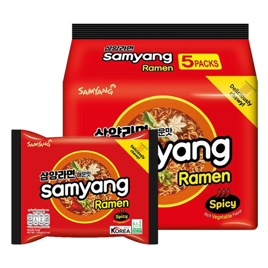 SAMYANG Ramen Spicy 5 Sachets 120g