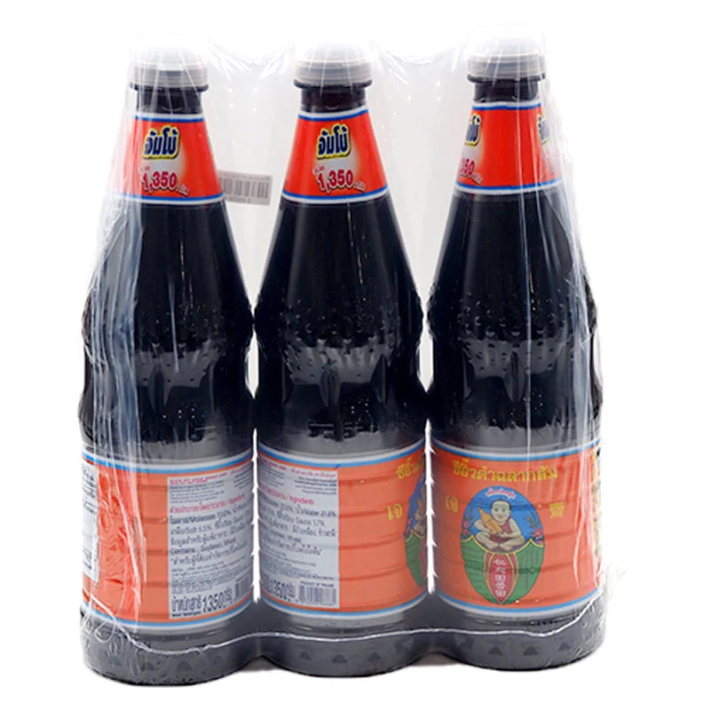 DEK SOM Boon Dark Soy Sauce Orange 1.35L x3