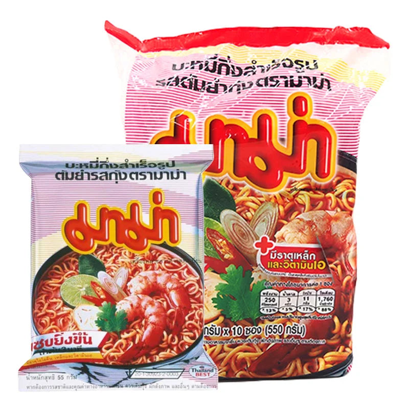 MAMA Instant Noodles Tom Yum Kung 10 Pcs 55g