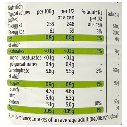 Sainsbury's Tender Broad Beans In Water