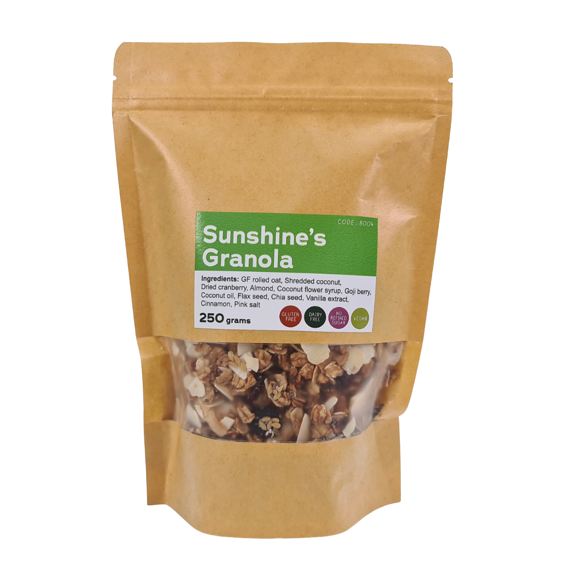Sunshine Almond Dark Chocolate Granola
